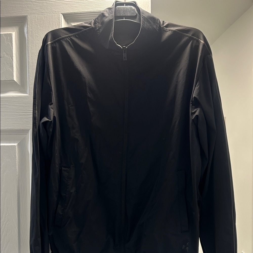 Uniqlo Black Zip-Up Windbreaker Jacket
